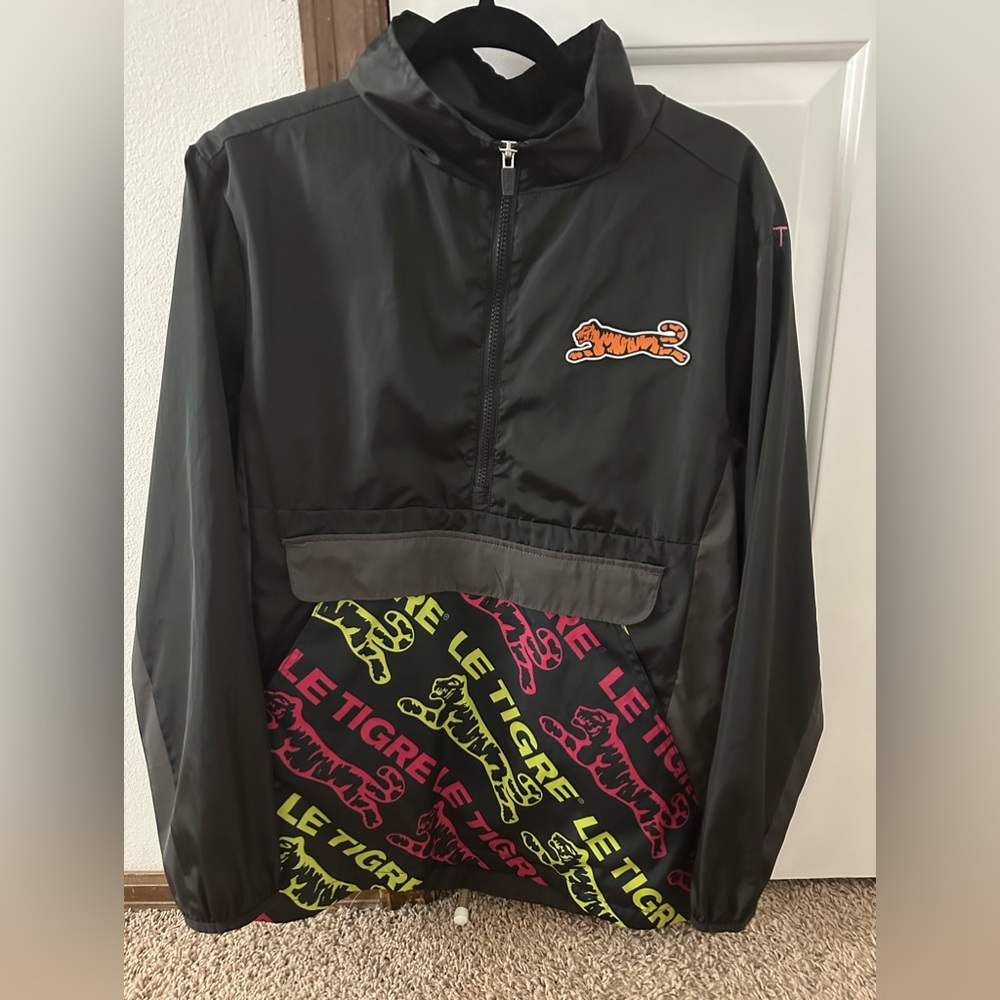 LE TIGRE 1/4 ZIP WINDBREAKER